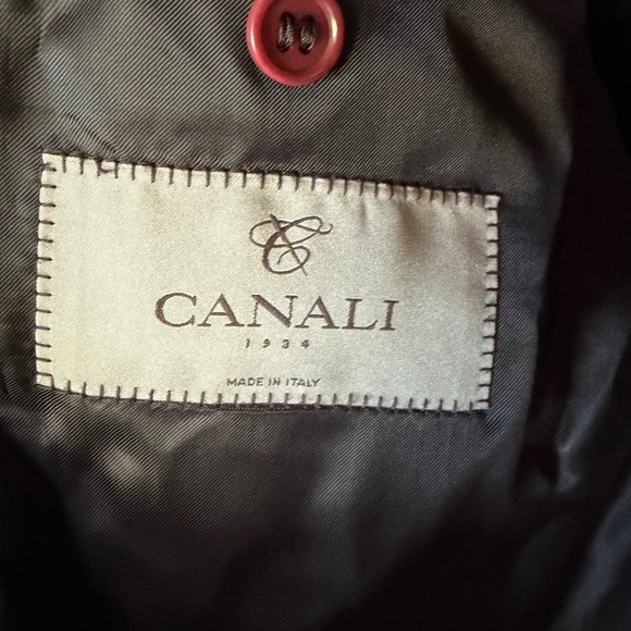 Canali Sports Coat Blazer Italian Wool Quiet Luxury Old Money Professional 42R - Picture 7 of 8